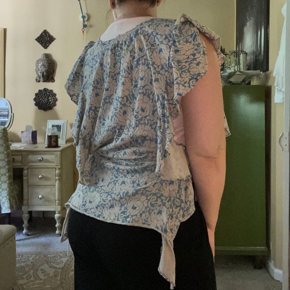 GUC Anthropologie S/M Sleeveless Floral Top - Picture 3 of 8